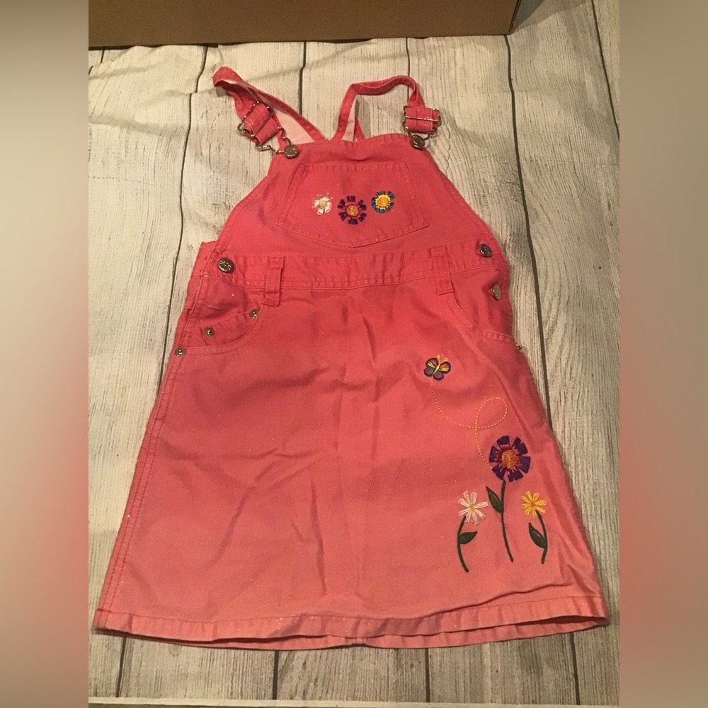 Vintage basic editions girls floral jumper size 4/5